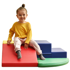Soft Climb and Crawl Corner Foam Playset -Bright - Neurodiversity Nation