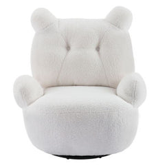 Plush Teddy Swivel Accent Chair - Neurodiversity Nation