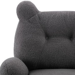 Plush Teddy Swivel Accent Chair - Neurodiversity Nation