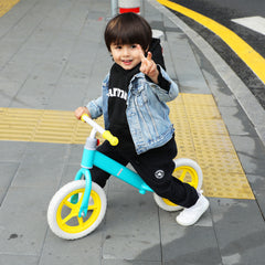 11inch Kids Balance Bike in Yellow and Blue - Neurodiversity Nation