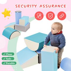 Soft Climb and Crawl Foam Playset -Pastel - Neurodiversity Nation