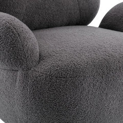 Plush Teddy Swivel Accent Chair - Neurodiversity Nation