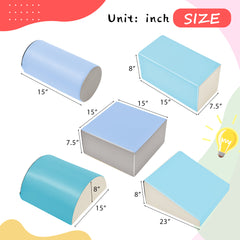 Soft Climb and Crawl Foam Playset -Pastel - Neurodiversity Nation